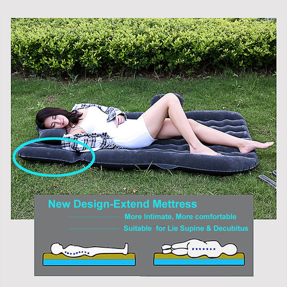 OGLAND Universal Car Back Seat Cover Air Inflatable Travel Bed Mattress For Vehicle New Design Sofa Outdoor Camping Cushion