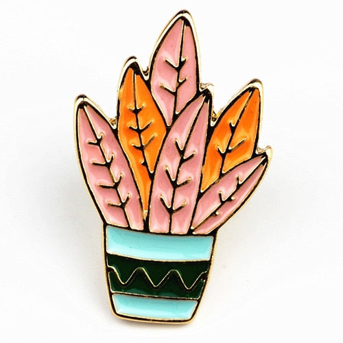 Timlee X230 Free shipping Lovely Delicate Cactus Brooch Pins,Fashion Jewelry Wholesale