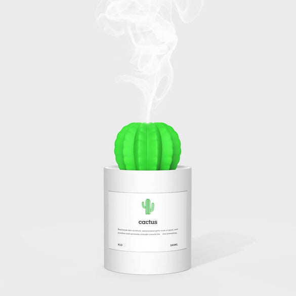 Household Appliances Cactus Air Humidifier Ultrasonic Humidifiers 280ML Mist Maker Aromatherapy Diffuser Aroma Mist Maker Home
