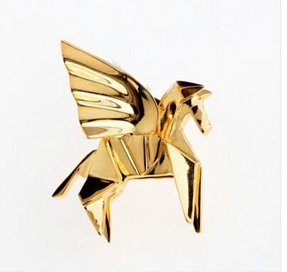 Timlee X014  Free shipping Solid Geometry Metal Cat Rabbit Horse Bird Brooch Pins,Fashion Jewelry Wholesale