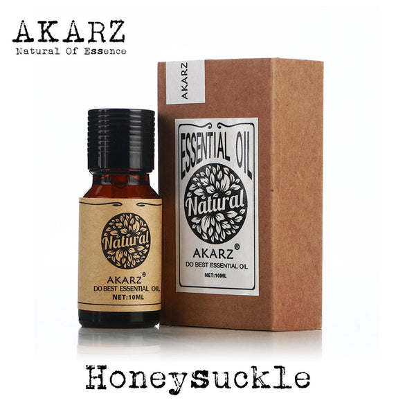 AKARZ Famous brand free shipping natural Honeysuckle essential oil Delaying senescence Enhanced memory Honeysuckle oil