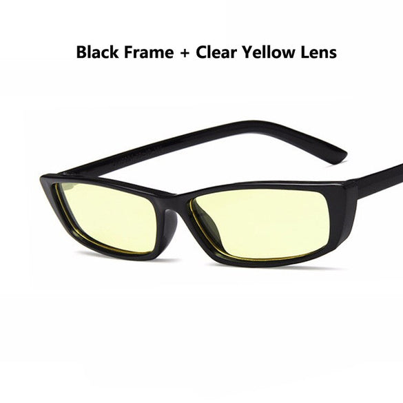 DIGUYAO 2020 Vintage Rectangle Sunglasses Women Brand Designer Small Frame Sun Glasses Retro Black Eyewear