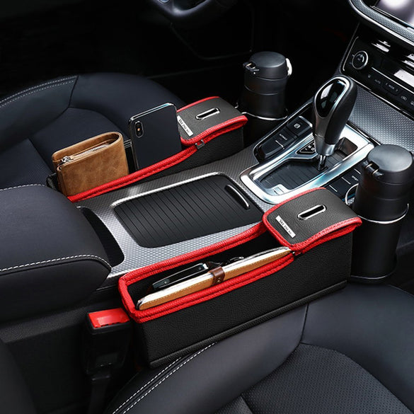 Multifunction Car Seat Crevice Storage Box Cup Drink Holder Organizer Auto Gap Pocket Tidying for Phone Coin Case Accessories