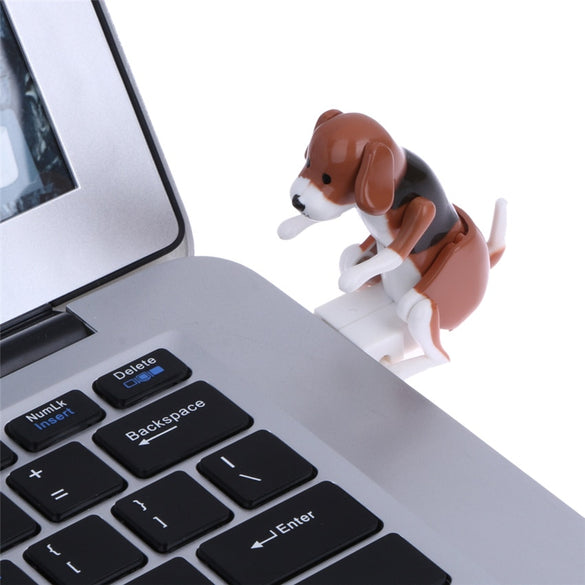 Portable Mini Cute USB 2.0 Funny Humping Spot Dog Rascal Dog Toy Relieve Pressure for Office Worker Best gift For Festival