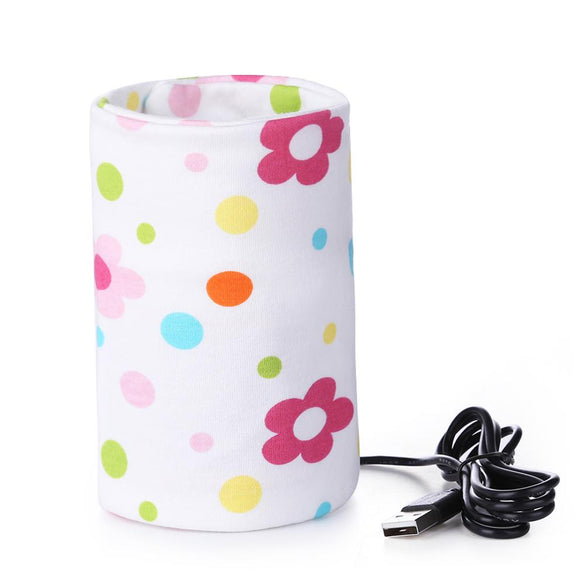 Baby Bottle Warmer Heater Infant Feeding Portable Milk Travel Cup Warmer USB Bottle Bag Storage Cover Insulation Thermostat Bags