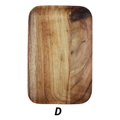 Square Acacia Wood Serving Plate