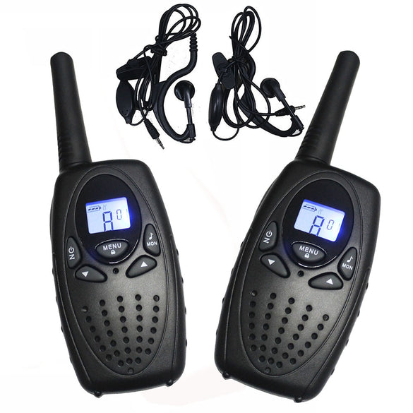 T628 1 Watt long range 2-channel monitor two way portable CB radio walkie talkie pair radios communicator PTT interphone