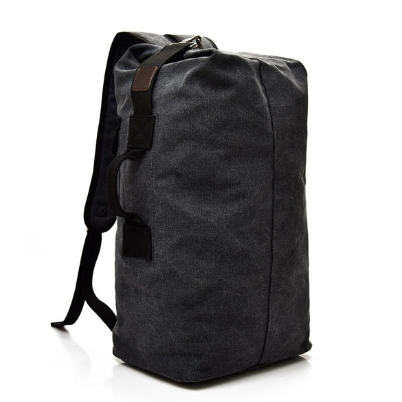 Man Travel Backpack Large Capacity Mountaineering Hand Bag High Quality Canvas Bucket Shoulder Bags Men Backpacks