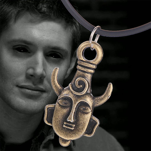 Retro Necklace Surrounding the evil forces Supernatural Dean Wearing the Amulet Necklaces The Amulet Pendant Chain Necklace