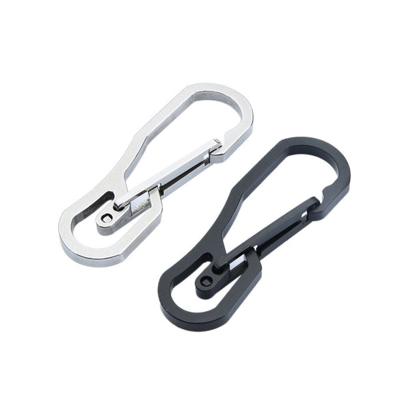 Multi-function Hook Keychain Cutting Outdoor Tools Hanging Buckle Keyring Camping Hiking Equipment Stainless Steel Survival Tool
