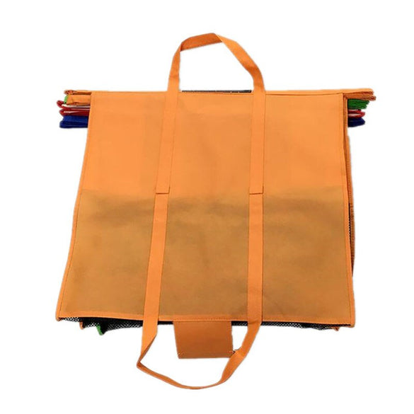 4PCS/Set Shopping Cart Trolley Bags Foldable Reusable Grocery Shopping Bag Eco Supermarket Bag Easy to Use and Heavy Duty Bolsas