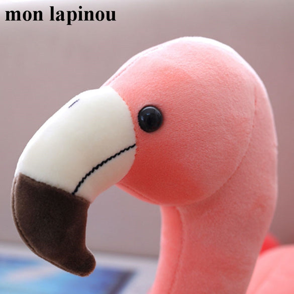 Mon Lapinou 1 pc 25cm 35cm 50cm Plush Flamingo Toys Stuffed Bird Soft Doll Pink Flamingo Kids Toys Wedding Gift High Quality