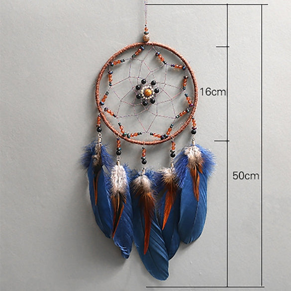 1Pcs Handmade dreamcatcher Indian Style Woven Wall Hanging Decoration White dreamcatcher Wedding Party Hanging Decor