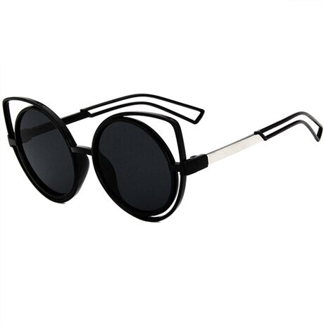 Cat Eye Sunglasses Women Brand Designer Twin-Beam Mirror Sun Glasses Vintage Female lentes de sol mujer Sunglasses Uv400