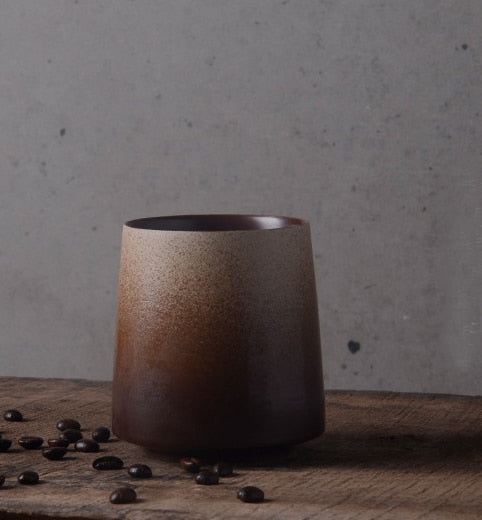 Japanese Style Original Creative Ceramic Mugs Personality Simple Retro Cup Gradient Water Mug Coffee Cup Home Office Drinkware