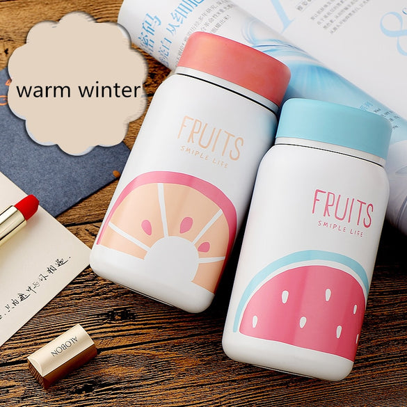 Cartoon Thermos Vacuum Cup Stainless Steel Vacuum Bottle Thermocup Thermal Mug Insulated Tumbler Tea Coffee Mugs Kids Gift