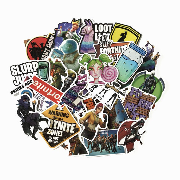 2020 2 style NEW 100PCS games Stickers For Snowboard Laptop Luggage Car Fridge DIY Styling Vinyl Home Decor Pegatina