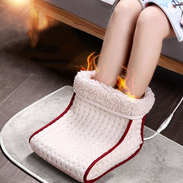 Heated Plug Type Electric Warm Foot Warmer Washable Heats Control Settings Warmer Cushion Thermal Foot Warmer  Gift