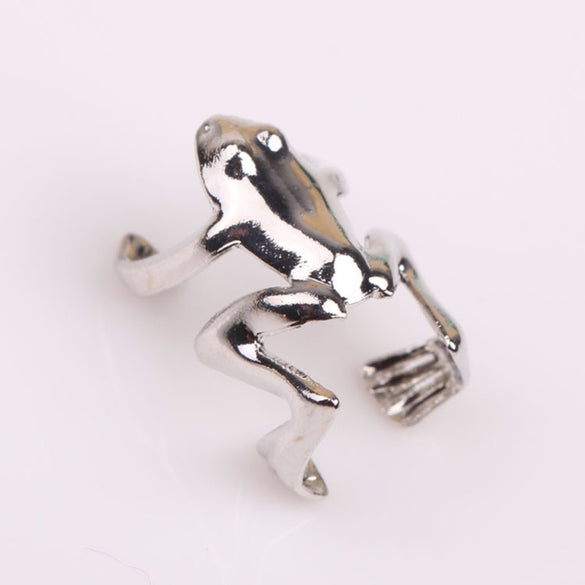 Punk Stylish Gold Silver Plated Alloy Frog Cuff Ear Clip Wrap Earring Women Men Earrings Jewelry #269445