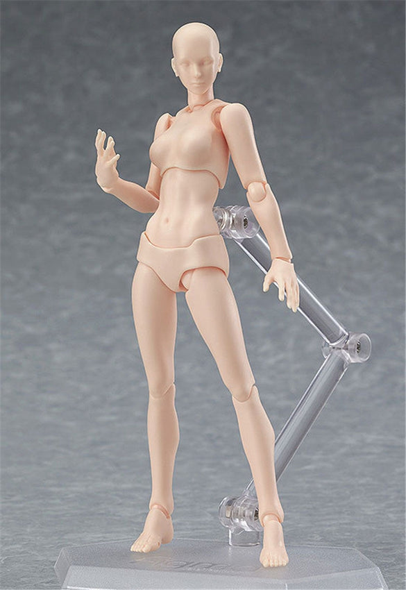 13cm Action Figure Toys Artist Movable body Male Female Joint figure PVC figures Model Mannequin bjd Art Sketch Draw figurine