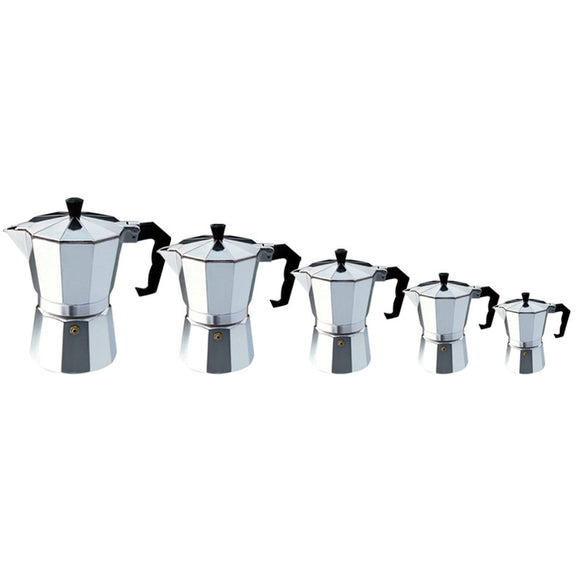 Eworld Moka Espresso Coffee Maker Machine /glantop Aluminum 1cup/3cup/6cup/9cup/12cup Italian Stove Top//percolator Pot Tool