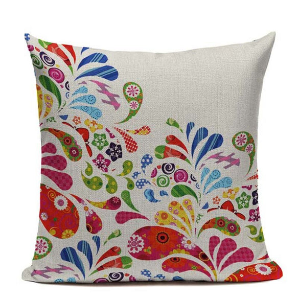 Urban Fashion Bird Flowers Girls Cushion Cover Home Decor Sofa Chair Car Decoration Pillow Case Cover Almofada Cojines 43*43cm