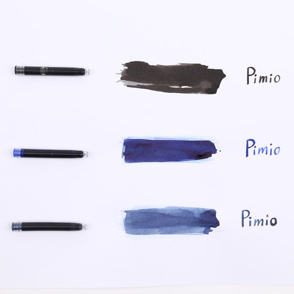 Pimio original 509 Picasso European Standard Inner diameter 2.8mm ink cartridges ink refill black 3ml 5.2cm blue black