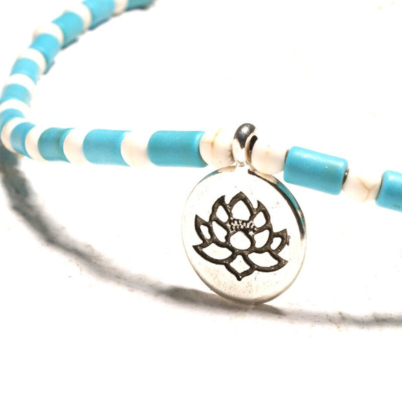 MOON GIRL Exclusive Design Handmade Vintage Lotus Necklaces Pendants Bohemian Yoga Choker Collares Boho Collier Femme Jewelry