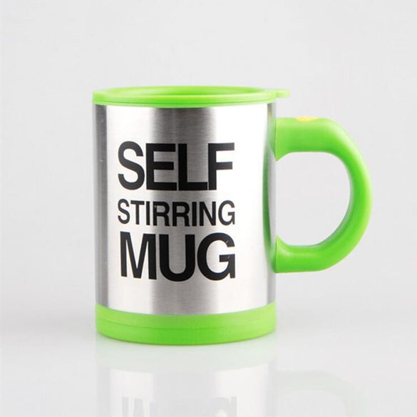 BAISPO 400Ml Mug Automatic Electric Lazy Self Stirring Mug Automatic Coffee Milk Mixing  Mug Tea  Smart Stainless Steel Mix cup