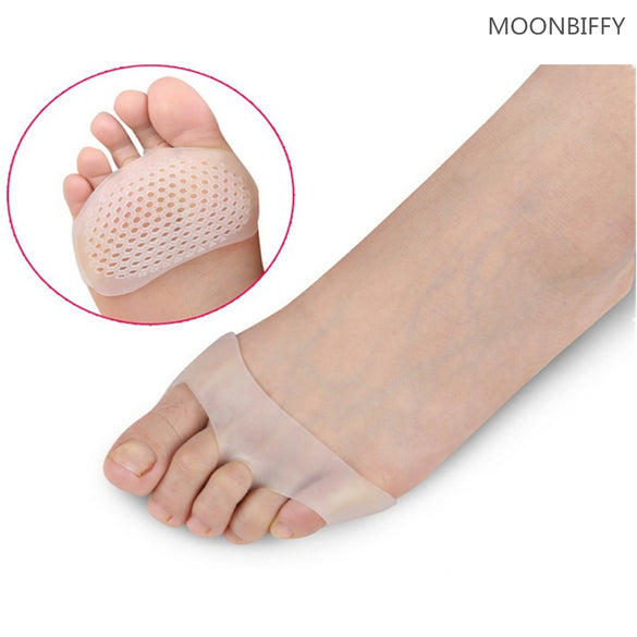 Soft Silicone Gel Toe Pads High heel shock absorption Silicone Honeycomb Forefoot Pad Forefoot Pad Feet Pain Health Care