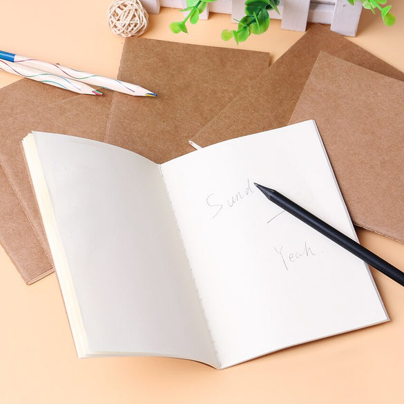 1 PC Notebook Diary Paper Blank Notepad Sketch Graffiti Notebook for Drawing Painting Office School Stationery Gifts
