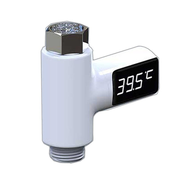 LW-101 LED Display Home Water Shower Thermometer Flow Water Temperture Monitor Led Display Shower Thermometers