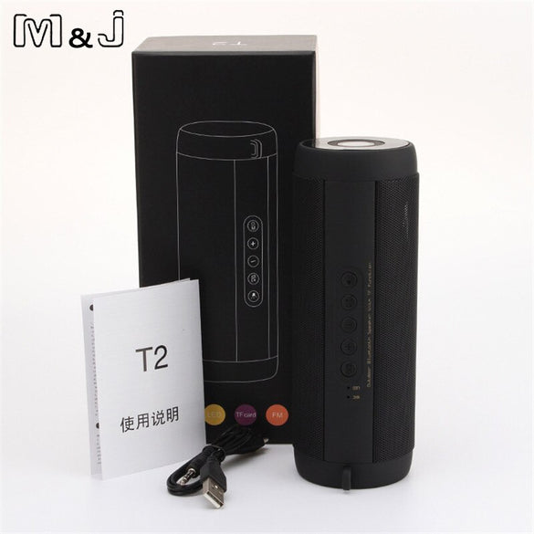 M&J Wireless Best Bluetooth Speaker Waterproof Portable Outdoor Mini Column Box Loudspeaker Speaker Design for iPhone Xiaomi