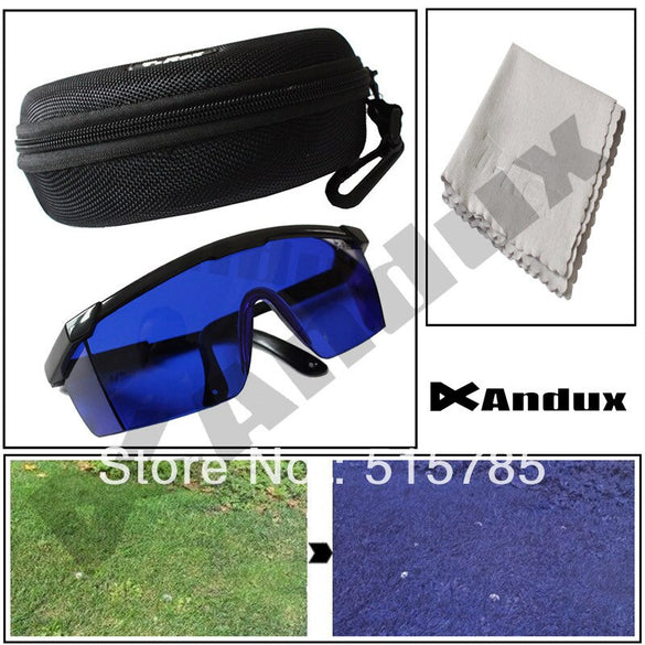 Andux Golf Ball Finder Professional Golf Accessories Lenses Glasses with Mould Cases Eyeglass Gl-2