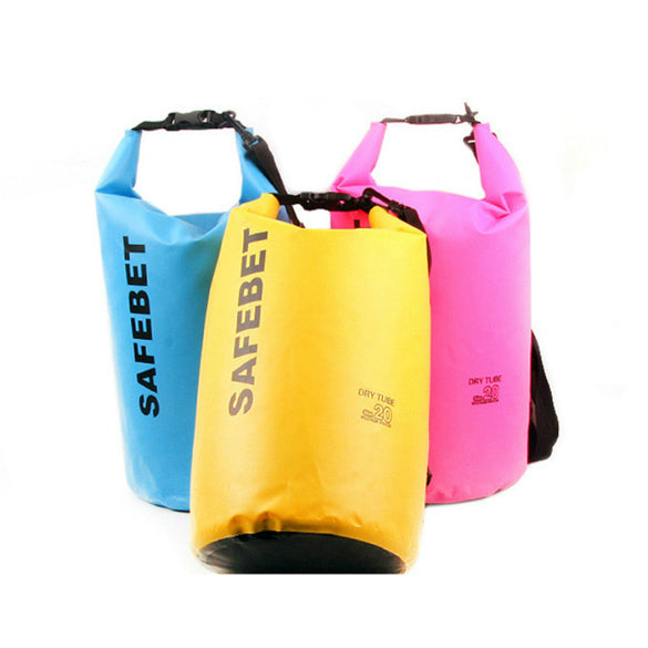 Outdoor Sports Portable Waterproof Diving Bag Dry Swimming Bags Rafting Bag Travel Kits Shoulder Camping Hiking Bags 5L 10L 20