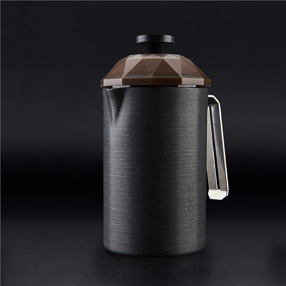 New outdoor camping travel coffee pot coffee cup French filter coffee pot teapot household portable law press hand coffee maker