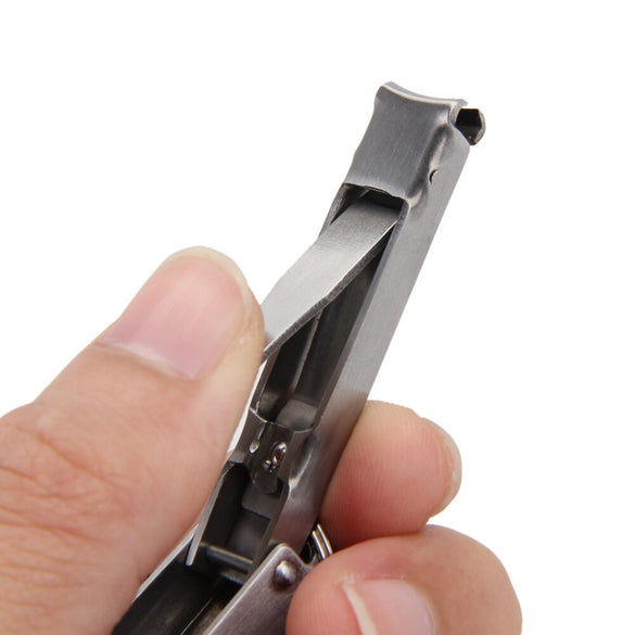 2 in 1 EDC Pocket Tool Outdoor Handle Bottle Opener Toe Nail Clippers Cutter Key Chain Nail File Key Ring Travel Bag Attachment