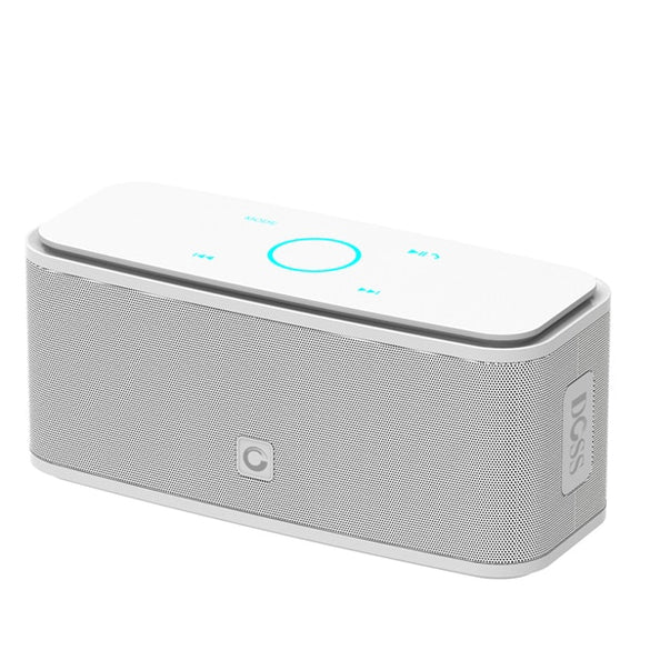 DOSS SoundBox Touch Control Bluetooth Speaker 2*6W Portable Wireless Speakers Stereo Sound Box with Bass and Built-in Mic