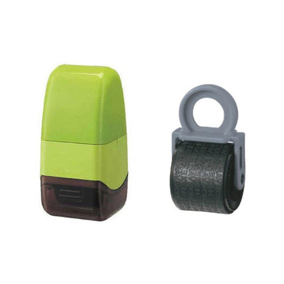 1Pcs Guard Your ID Roller Stamp SelfInking Stamp Messy Code Security Office
