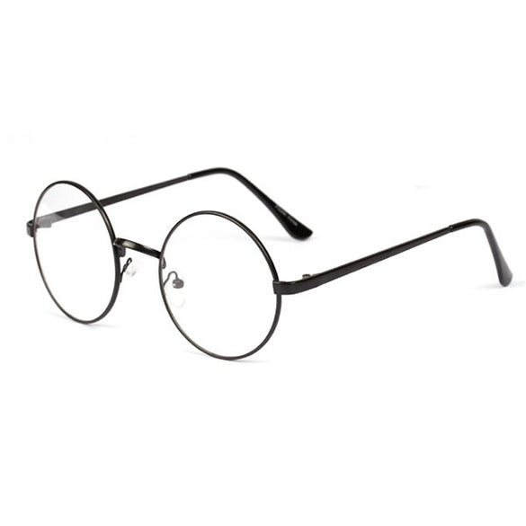 Fashion Retro Round Circle Metal Frame Eyeglasses Clear Lens Eye Glasses Unisex