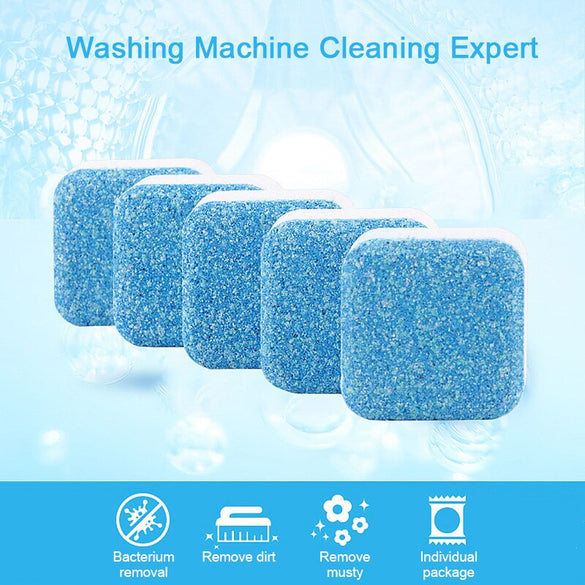 5 Tab Washing Machine Kitchen Tools Washing Trough Cleaning Washer Cleaning Detergent Effervescent Washing Machine Cleaner