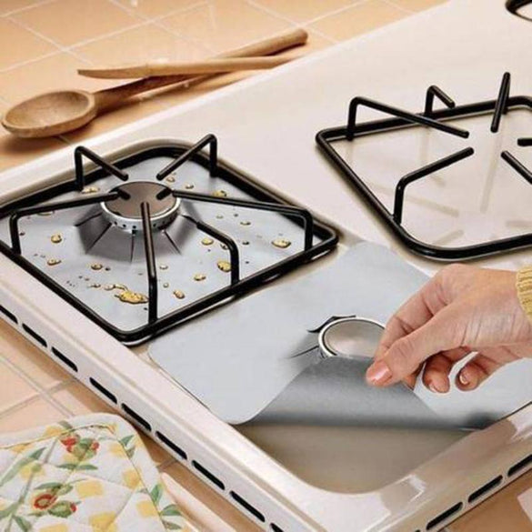 Gas Stove Protectors Cover Liner Aluminum Foil Clean Mat Pad Stove Stovetop Protector Kitchen Accessories