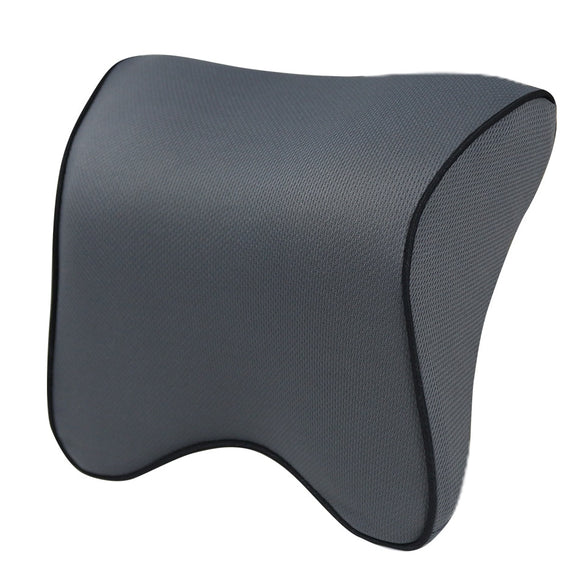 S1 Headrest Car Neck Pillow Seat lumbar Pillow in auto back Head rest Memory Foam Fabric For chair Travel Support Cushion covers
