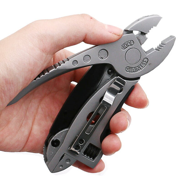 QST EXPRES Multitool Pliers Pocket Knife Screwdriver Set Kit Adjustable Wrench Jaw Spanner Repair Survival Hand Multi Tools Mini