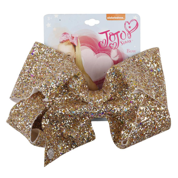 8 Inch Large Sparking Glitter Hair Bows for Girls Bling Hairgrips Handmade Teens Girls Headwear Hair Bows Hair Accessories 2018