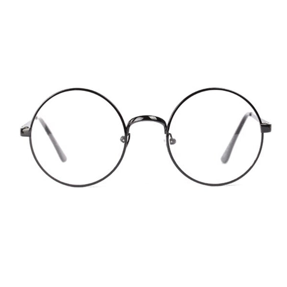 Fashion Retro Round Circle Metal Frame Eyeglasses Clear Lens Eye Glasses Unisex