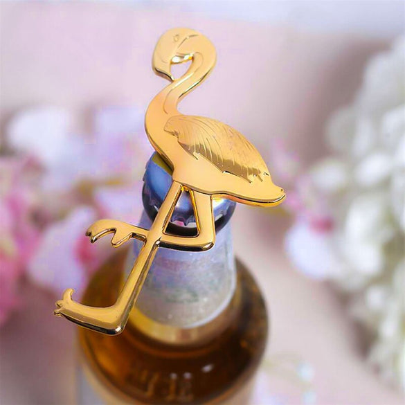 Creative Glod Bottle Opener Flamingo Pineapple Unicorn Love Palm Tree Pumpkin Beer Personalized Kitchen Tool Wedding Gift