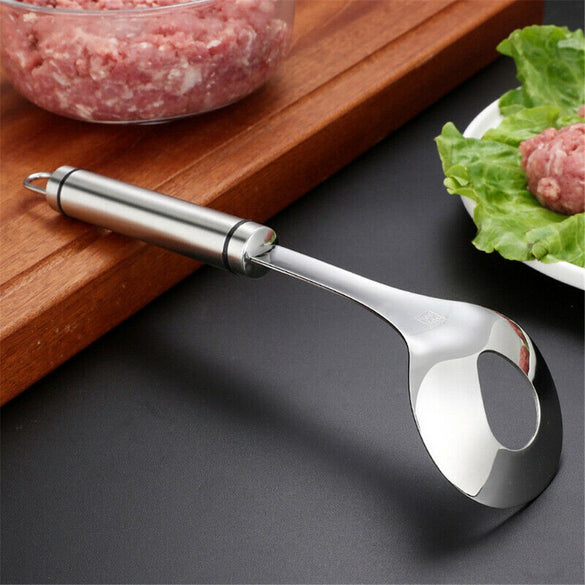 Non-Stick Creative Meatball Maker Spoon Meat Baller With Elliptical Leakage Hole Meat Ball Mold Kitchen Utensil Gadget Meat Tool