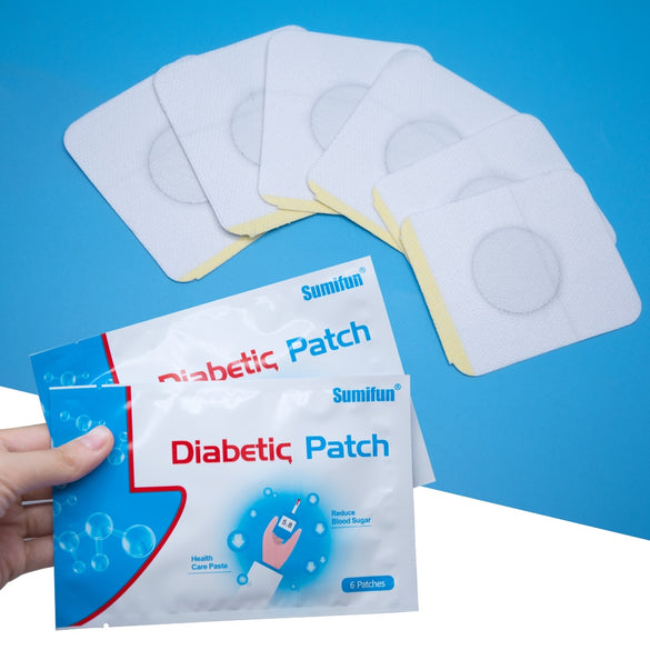 Sumifun 6/12/30Pcs Diabetic Patch Stabilizes Blood Sugar Balance Glucose Content Natural Herbs Diabetes Plaster K03201