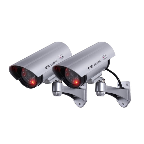 Waterproof Dummy CCTV Camera With Flashing LED For Outdoor or Indoor Realistic Looking Fake Camera for Security